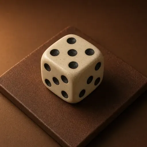 Marchio LudoTempo, dado stilizzato